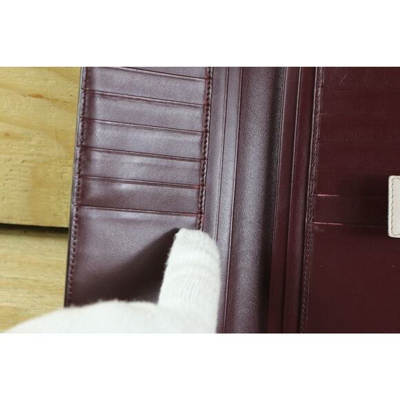 Fendi Wallet Leather Brown Gray Peekaboo Continental Certificate of Authenticity - Picture 13 of 16